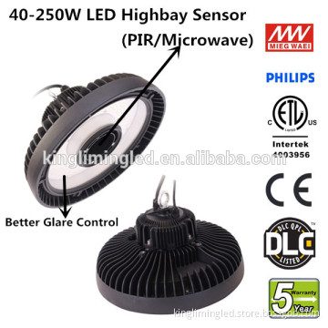 ETL 150W sensor 0-10v dimmable highbay
